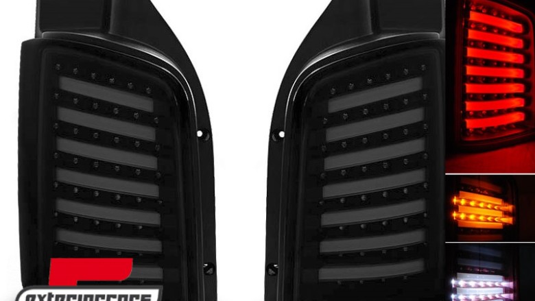 Full LED stražnja svjetla (crna/smoke) / Volkswagen T5 (04.2003-2015), LDVW89