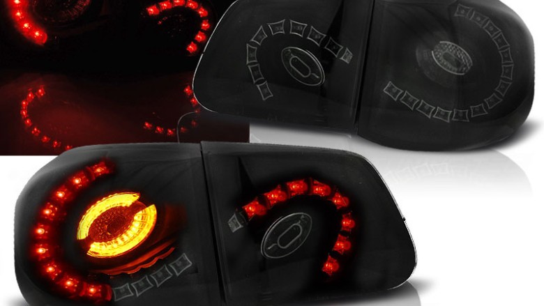 Full LED stražnja svjetla (crna/smoke) / Volkswagen Tiguan I (10.2007-2011), LDVWC8