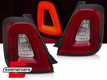 Full LED stražnja svjetla (crvena) / Fiat 500 Hatchback Cabrio (2015-2020), LDFI06