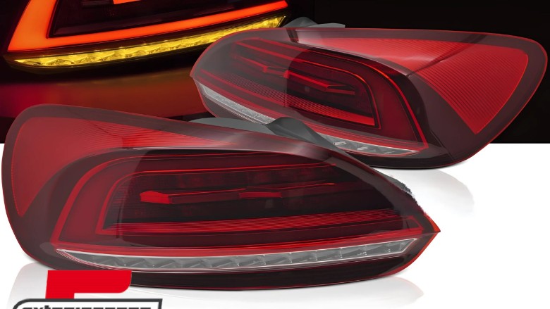 Full LED stražnja svjetla (crvena) / VW Scirocco Mk3 III (2008-2014), LDVWV6