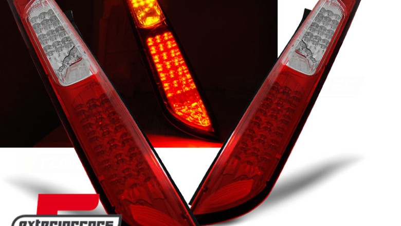 Full LED stražnja svjetla (crvena/kristal) / Ford Focus Mk2 Hatchback (2004-2008), LDFO27