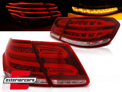 Full LED stražnja svjetla (crvena/kristal) / Mercedes E-klasa W212 limuzina (2009-2013), LDME95