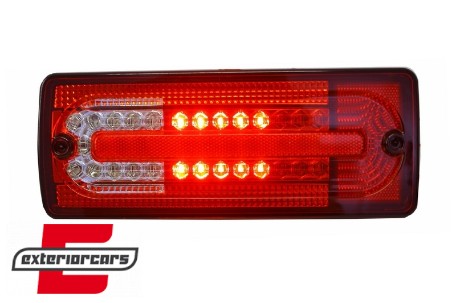 Full LED stražnja svjetla (crvena/kristal) / Mercedes G-klasa W463 (1989-2015), TLMBW463RC