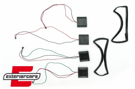 Full LED stražnja svjetla (crvena/kristal) / Mercedes G-klasa W463 (1989-2015), TLMBW463RC