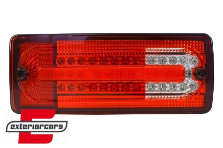 Full LED stražnja svjetla (crvena/kristal) / Mercedes G-klasa W463 (1989-2015), TLMBW463RC