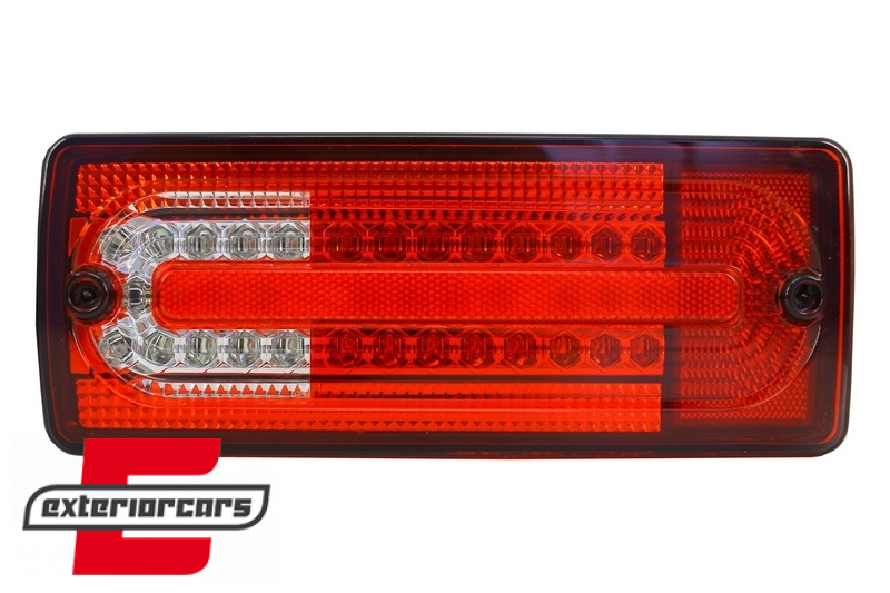 Full LED stražnja svjetla (crvena/kristal) / Mercedes G-klasa W463 (1989-2015), TLMBW463RC