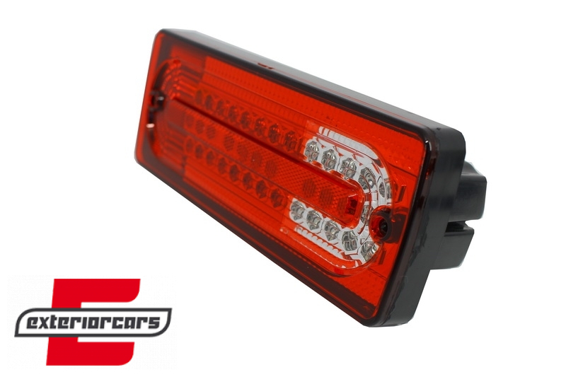 Full LED stražnja svjetla (crvena/kristal) / Mercedes G-klasa W463 (1989-2015), TLMBW463RC