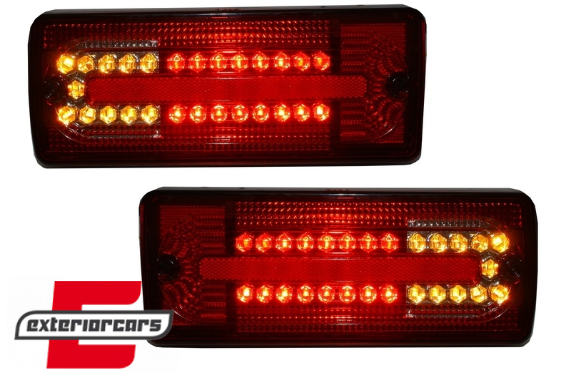 Full LED stražnja svjetla (crvena/kristal) / Mercedes G-klasa W463 (1989-2015), TLMBW463RC