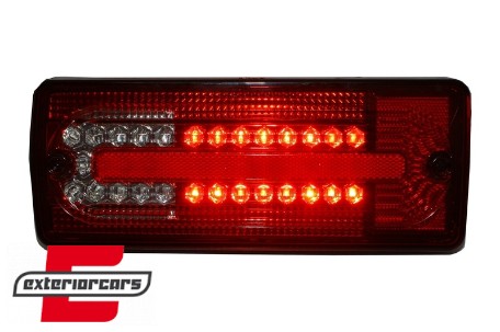 Full LED stražnja svjetla (crvena/kristal) / Mercedes G-klasa W463 (1989-2015), TLMBW463RC