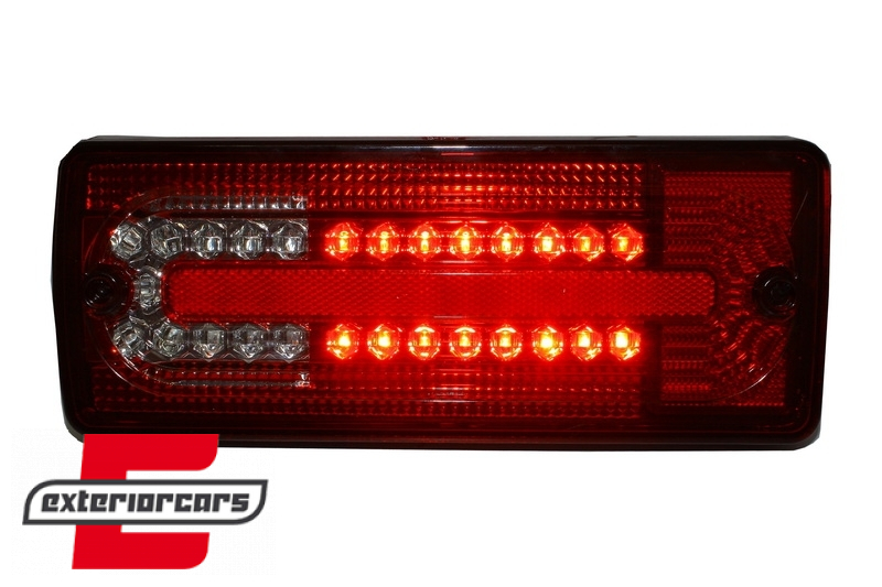 Full LED stražnja svjetla (crvena/kristal) / Mercedes G-klasa W463 (1989-2015), TLMBW463RC