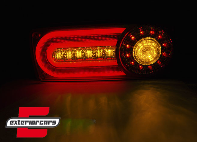 Full LED stražnja svjetla (crvena/kristal) / Mercedes G-klasa W463 (1990-2012), LDMEA6