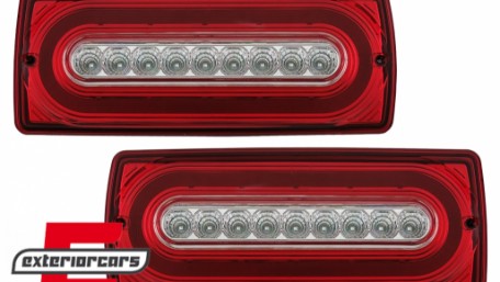 Full LED stražnja svjetla (crvena/kristal)  / Mercedes G-klasa W463 (1990-2012), LDMEB0