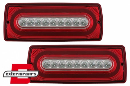 Full LED stražnja svjetla (crvena/kristal)  / Mercedes G-klasa W463 (1990-2012), LDMEB0
