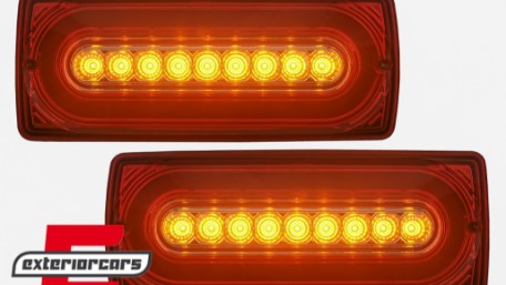Full LED stražnja svjetla (crvena/kristal)  / Mercedes G-klasa W463 (1990-2012), LDMEB0