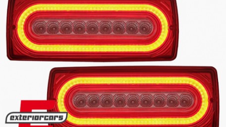 Full LED stražnja svjetla (crvena/kristal)  / Mercedes G-klasa W463 (1990-2012), LDMEB0
