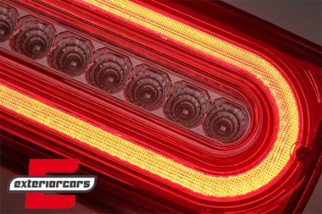 Full LED stražnja svjetla (crvena/kristal)  / Mercedes G-klasa W463 (1990-2012), LDMEB0