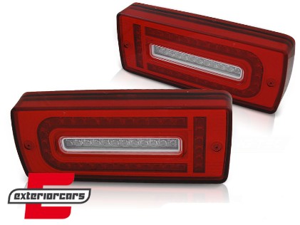 Full LED stražnja svjetla (crvena/kristal) / Mercedes G-klasa W463 (2007-2017), LDMED2