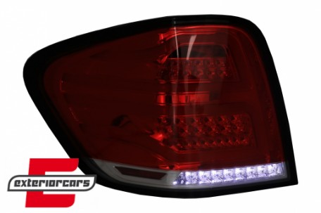 Full LED stražnja svjetla (crvena/kristal) / Mercedes ML klasa W164 Facelift (2009-2011), LDMEC1