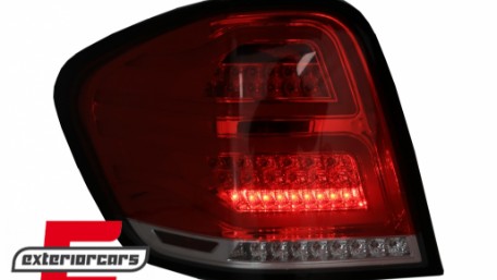Full LED stražnja svjetla (crvena/kristal) / Mercedes ML klasa W164 Facelift (2009-2011), LDMEC1
