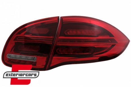 Full LED stražnja svjetla (crvena/kristal) / Porsche Cayenne 958 (2010-2014), LDPO29