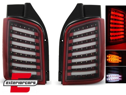 Full LED stražnja svjetla (crvena/kristal) / Volkswagen T5 (04.2003-2015), LDVW88
