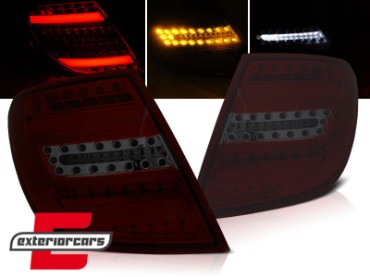 Full LED stražnja svjetla (crvena/smoke) / Mercedes C-klasa S204 karavan (2007-2010), LDME84