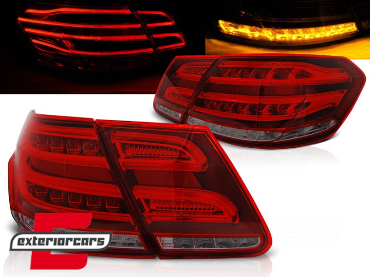 Full LED stražnja svjetla (crvena/smoke) / Mercedes E-klasa W212 limuzina (2009-2013), LDME96