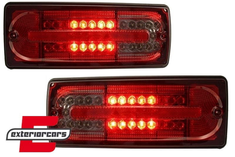 Full LED stražnja svjetla (crvena/smoke) / Mercedes G-klasa W463 (1989-2015), TLMBW463RS