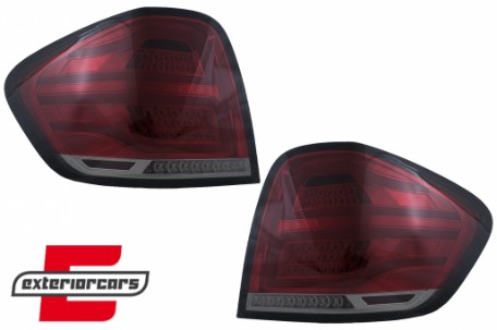 Full LED stražnja svjetla (crvena/smoke) / Mercedes ML klasa W164 Facelift (2009-2011), LDMEC2