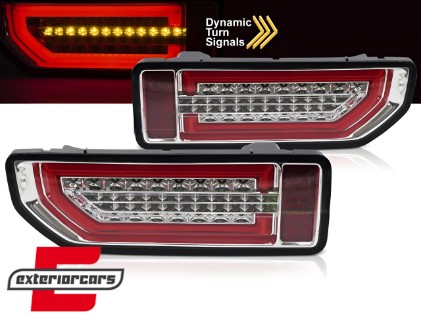 Full LED stražnja svjetla Dinamički Sekvencijalni žmigavci (chrome) / Suzuki Jimny IV (2018-), LDSI18