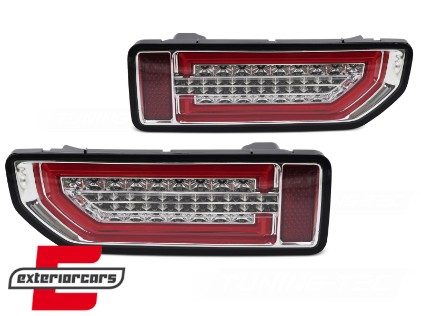 Full LED stražnja svjetla Dinamički Sekvencijalni žmigavci (chrome) / Suzuki Jimny IV (2018-), LDSI18