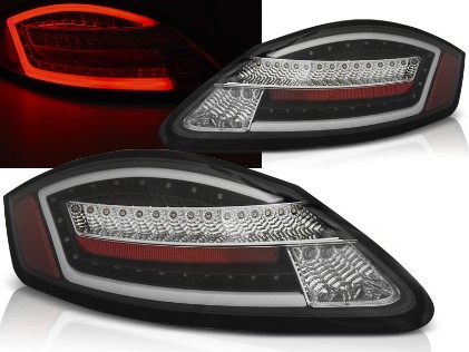 Full LED stražnja svjetla Dinamički Sekvencijalni žmigavci (crna) / PORSCHE BOXSTER CAYMAN (05-08), LDPO11