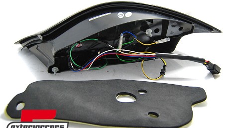 Full LED stražnja svjetla Dinamički Sekvencijalni žmigavci (crna) / PORSCHE BOXSTER CAYMAN (09-12), LDPO22