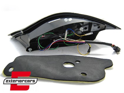 Full LED stražnja svjetla Dinamički Sekvencijalni žmigavci (crna) / PORSCHE BOXSTER CAYMAN (09-12), LDPO22