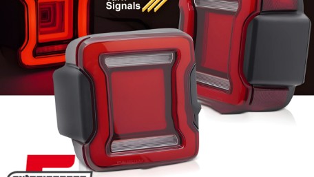 Full LED stražnja svjetla Dinamički StartUp & SEQ žmigavci (crvena) / Jeep Wrangler JL (2018-2023), LDCH34