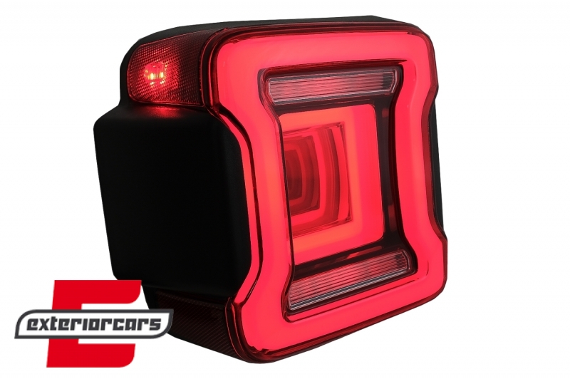Full LED stražnja svjetla Dinamički StartUp & SEQ žmigavci (crvena) / Jeep Wrangler JL (2018-2023), LDCH34