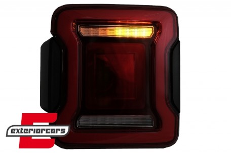 Full LED stražnja svjetla Dinamički StartUp & SEQ žmigavci (crvena) / Jeep Wrangler JL (2018-2023), LDCH34