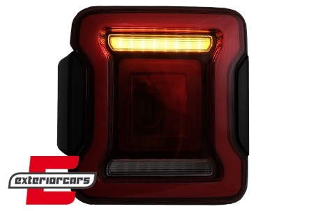 Full LED stražnja svjetla Dinamički StartUp & SEQ žmigavci (crvena) / Jeep Wrangler JL (2018-2023), LDCH34