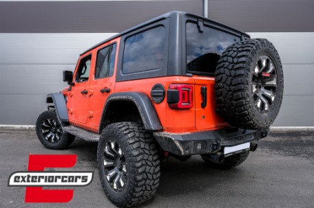 Full LED stražnja svjetla Dinamički StartUp & SEQ žmigavci (crvena) / Jeep Wrangler JL (2018-2023), LDCH34