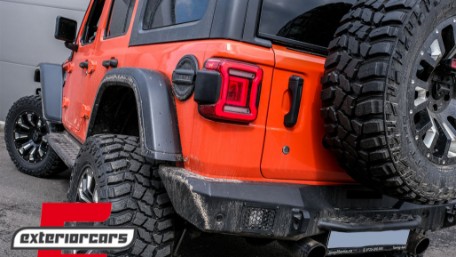 Full LED stražnja svjetla Dinamički StartUp & SEQ žmigavci (crvena) / Jeep Wrangler JL (2018-2023), LDCH34