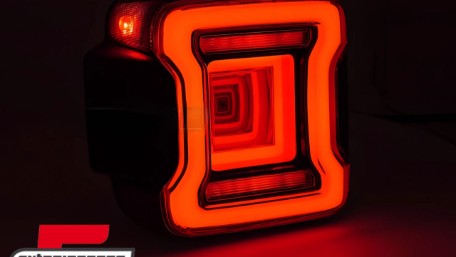 Full LED stražnja svjetla Dinamički StartUp & SEQ žmigavci (smoke) / Jeep Wrangler JL (2018-2023), LDCH35