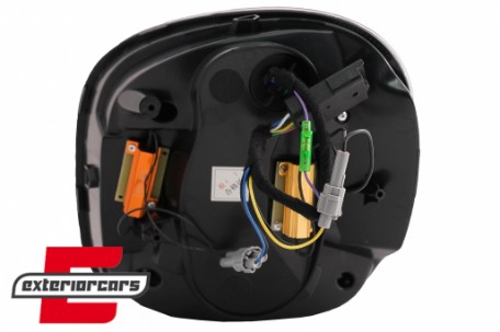 Full LED stražnja svjetla Dynamic Start-up (crvena/smoke) / Smart ForTwo C453 A453 ForFour W453 (2014-2019), LDSM01