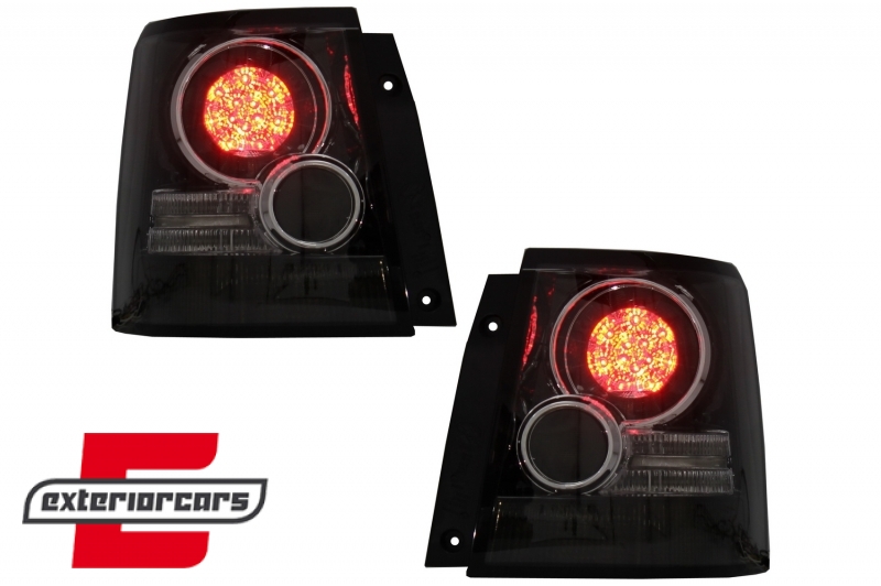 Full LED stražnja svjetla Facelift Autobiography dizajn (crna) / Range Rover Sport L320 (2005-2013), TLRRSL320FS