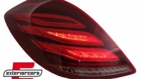 Full LED stražnja svjetla Facelift dizajn (crvena/kristal) / Mercedes S-klasa W222 (2013-2017), LDMEC6