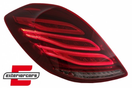 Full LED stražnja svjetla Facelift dizajn (crvena/kristal) / Mercedes S-klasa W222 (2013-2017), LDMEC6