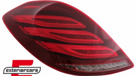 Full LED stražnja svjetla Facelift dizajn (crvena/kristal) / Mercedes S-klasa W222 (2013-2017), LDMEC6