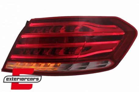 Full LED stražnja svjetla LED SEQ žmigavci (crvena/kristal) / Mercedes E-klasa W212 Facelift (2013-2016), LDMEB3