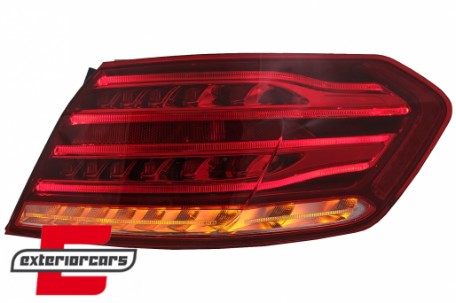 Full LED stražnja svjetla LED SEQ žmigavci (crvena/kristal) / Mercedes E-klasa W212 Facelift (2013-2016), LDMEB3