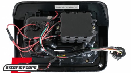 Full LED stražnja svjetla LedBar (crna/smoke) / Jeep Wrangler JK (2007-2017), LDCH21
