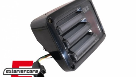 Full LED stražnja svjetla LedBar (crna/smoke) / Jeep Wrangler JK (2007-2017), LDCH21